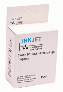 Huismerk Canon BCI-6M inktcartridge magenta